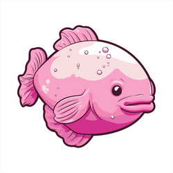 Blob fish stock vector. Illustration of deep, clipart - 89120385