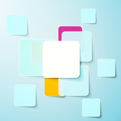 collection of paper notes with copy space for text vector image