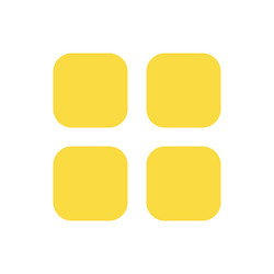 bento like menu flat color ui icon vector image