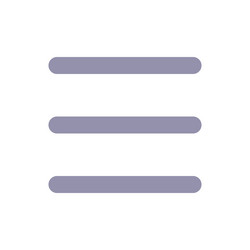 hamburger like menu flat color ui icon vector image