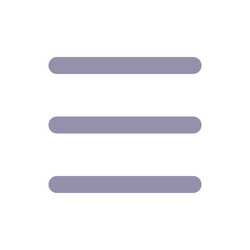 hamburger like menu flat color ui icon vector