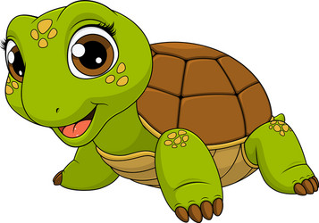 Walking turtle Royalty Free Vector Image - VectorStock