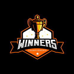 Esports Trophy Logo Vector Image