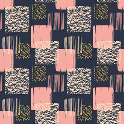 abstract geometric seamless pattern with squares vector image