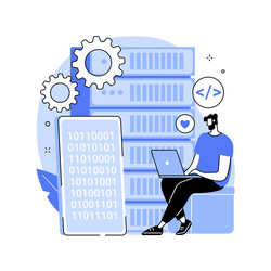 Big data applications abstract concept vector