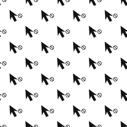 cursor stop pattern seamless vector