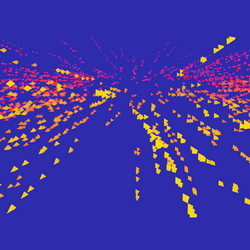 Dynamic Particle Burst vector image
