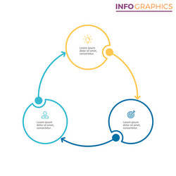 Linear Step Chart with Options vector image
