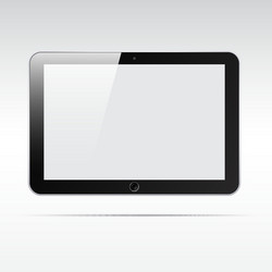 Isolated Tablet Computer on White Background vector image