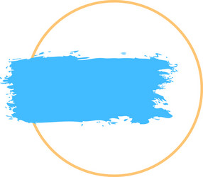 abstract element created using colored brush vector image