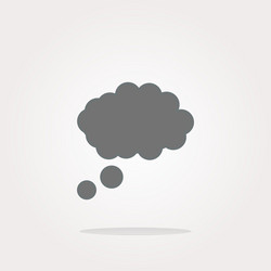 abstract cloud web icon button vector image