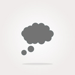 Abstract cloud web icon button vector