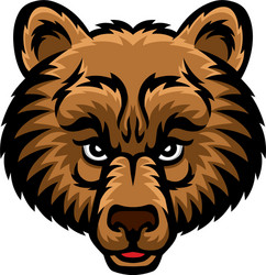 bear head logo Vector Image