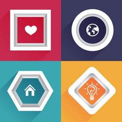 abstract frames with copy space vector image