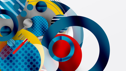 abstract geometric background with overlapping vector image