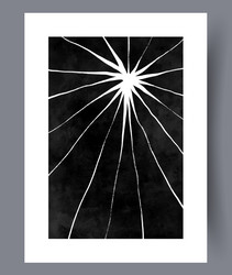 Broken Tracery Abstract Print vector image