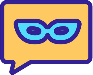 hidden user internet icon isolated contour vector image