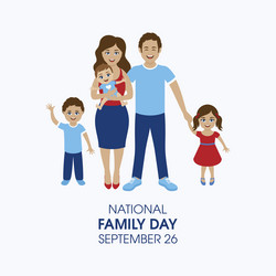 National family day vector