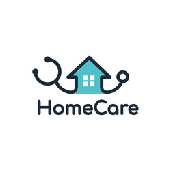 Home care logo template vector