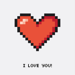 Heart - PixelArt by MiguelNero