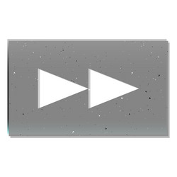 fast forward button rectangle icon vector