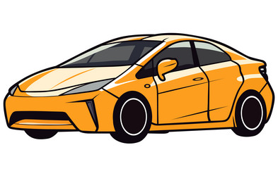 prius cars vector