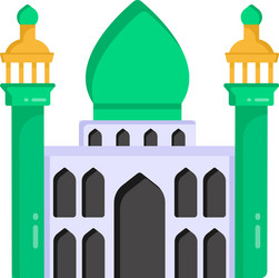 Islamic building Royalty Free Vector Image - VectorStock