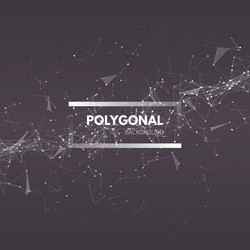 Abstract Wireframe Mesh Background vector image