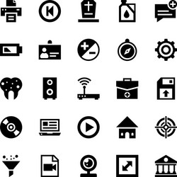 Responsive user interface icons vector