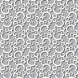 white swirls vector