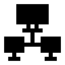 computer networking icon internet technology vector image