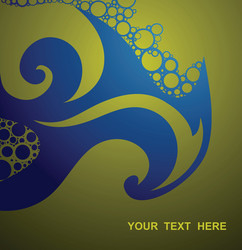 Dynamic Swirl Pattern vector image