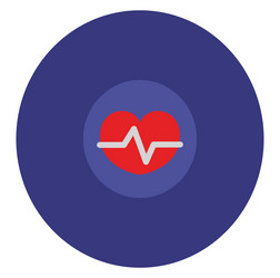 Heart Beat Pulse Icon Vector Illustration. Heart Beat Monitor Pulse Line  Art Vector Icon. Heartbeat Line Icon Vector Illustration. Stock Photo -  Image of diseases, love: 218054140