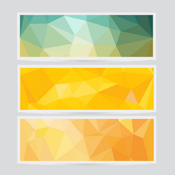 polygon abstract banner pattern background in flat vector image