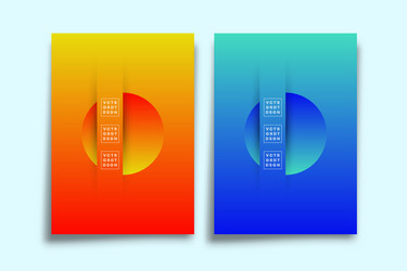 Abstract Gradient Background Set vector image