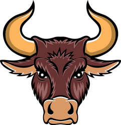 bull head Vector Image