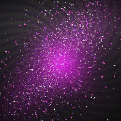 star explosion effect nebula on outer space vector image