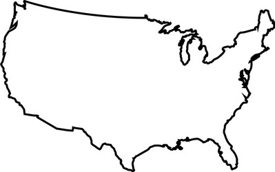 Isolated american vector