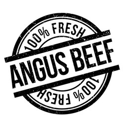 Angus beef stamp Royalty Free Vector Image - VectorStock