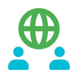 Increasing the globally usage of internet daily vector