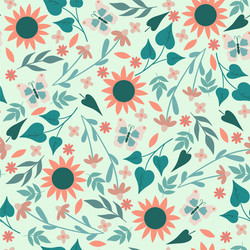 Beauty floral pattern Royalty Free Vector Image