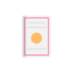 Flash card icon design template vector