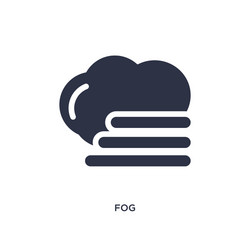 fog icon on white background simple element from vector image