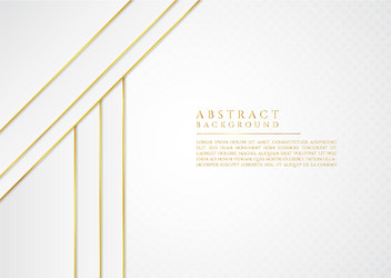 Luxury frame triangle and square shape white vector