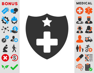 medical insurance icon vector