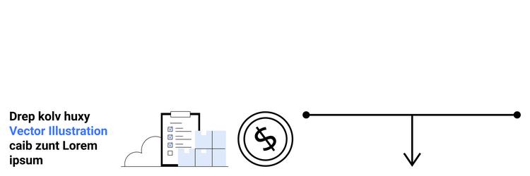 mobile app interface with graphs and savings icon vector image