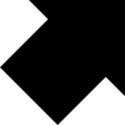 right arrow symbol icon for web and application vector image