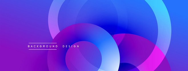abstract fluid shapes overlap creating vibrant vector image