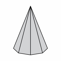 Octagonal Pyramid Layout Octagonal Pyramid Vector Images (over 150)
