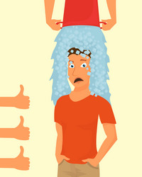 Ice bucket challenge banner Royalty Free Vector Image